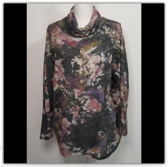 Philosophy faux wrap sweater dolman sleeve - Picture 1 of 4
